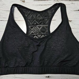 Ziya active black bomber bra xxl